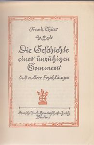 Die Geschichte eines unruhigen Sommers und andere Erzählungen