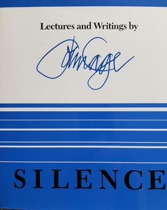 Silence: Lectures and Writings
