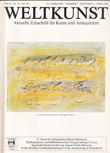 Weltkunst 59. Jahrgang - Nummer 07 / 1. April 1989