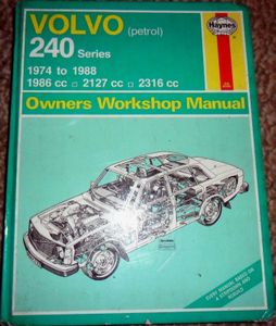 Volvo (petrol) 240 Series 1974 to 1988 1986 cc □ 2127 cc □ 2316 cc