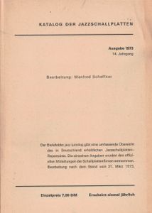 Jazz Katalog 1973/74