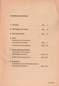 Jazz Katalog 1973/74