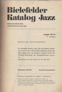 Bielefelder Katalog Jazz 1977/78