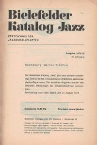 Bielefelder Katalog Jazz 1978/79