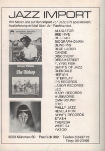 Bielefelder Katalog Jazz 1981