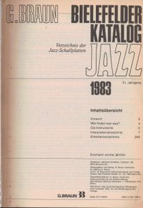 Bielefelder Katalog Jazz 1983