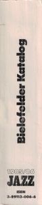 Bielefelder Katalog Jazz 1985 / 86