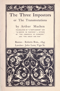 The Three Impostors; or The Transmutations