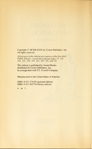 Bulfinch's Mythology, Illustrated Edition