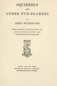 Squirrels and Other Fur-Bearers