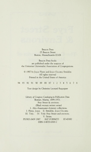 Frye Street & Environs: The Collected Works of Marita Bonner