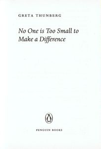 No One is Too Small to Make a Difference