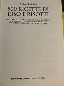 500 Ricette di riso e risotti