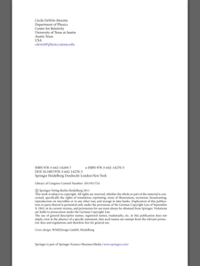 The Pursuit of Quantum Gravity: Memoirs of Bryce DeWitt from 1946 to 2004