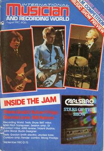 International Musician And Recording World Volume 6 N°8