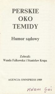 Perskie Oko Temidy: Humor Sądowy