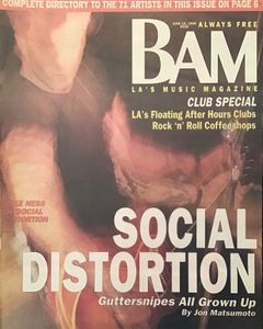 BAM JUNE 15, 1990 ISSUE #335 SOCIAL DISTORTION Guttersnipes All Grown Up