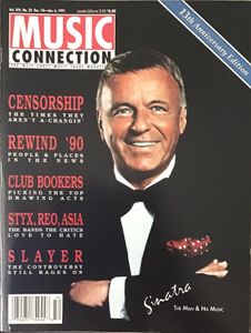 MUSIC CONNECTION THE WEST COAST MUSIC TRADE MAGAZINE VOL. XIV, No. 25 Dec. 10-Jan. 6, 1991