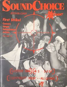 SOUND CHOICE #5 SUMMER 1986