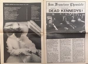 SEARCH & DESTROY No. 9 dead kennedys avengers x