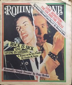 ROLLING STONE ROCK IS SICK AND LIVING IN LONDON: A report on the Sex Pistols