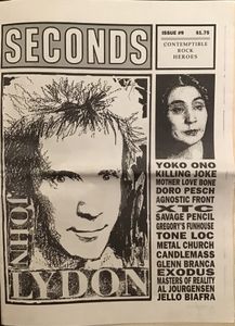 SECONDS ISSUE #9 JOHN LYDON