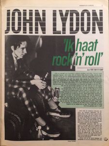 JOHN LYDON ‘Ik haat rock ‘n’ roll’