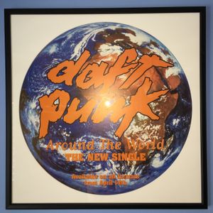 Daft Punk Around the World promo poster