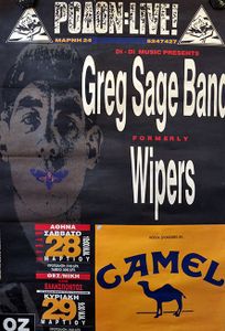 Greg Sage Band Formerly Wipers Concert Poster