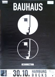 Bauhaus - Hamburg Docks 30 October 1998 Gig Poster