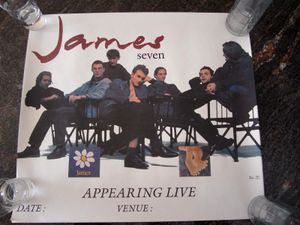 James 1992 US Tour poster