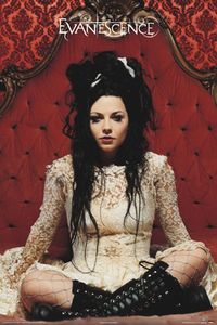 Amy Lee (Evanescence) On A Bed