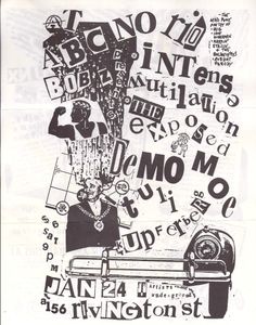 Bob Z Presents - Intense Mutilation, The Exposed, Demo Moe, Tuli Kupferberg