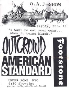 Outcrowd, American Standard, Footstone