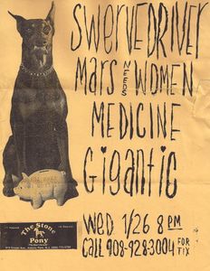 Swervedriver, Mars Needs Women, Medicine, Gigantic @ The Stone Pony