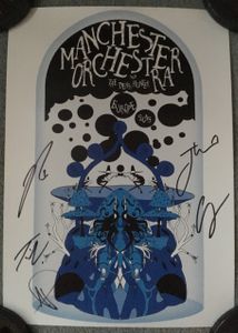 Manchester Orchestra Signed Europe 2015 Tour Poster