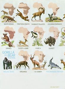 Gorilla vs. Bear Festival - Dallas - 2011