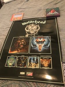 Lemmy & Motorhead 1988 CD Catalog Promo Poster