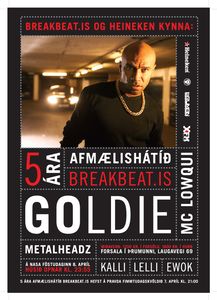 Goldie @ Breakbeat.is 5th birthday party