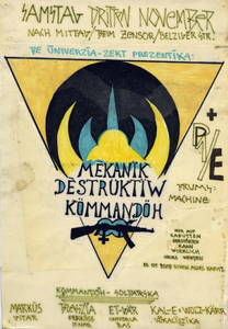 Mekanik Destrüktiw Komandöh (MDK) and P1/E - Konzert, Zensor, Berlin, 1979