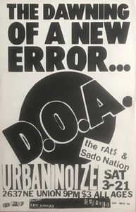D.O.A. at Urban Noize