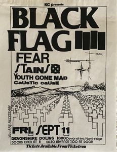 Black Flag - Devonshire Downs 9/11/1981