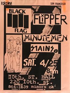 Black Flag - San Francisco 4/25/1981