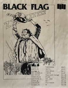 Black Flag - March 1981 Tour