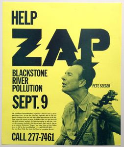 Pete Seeger Help ZAP Blackstone River Pollution