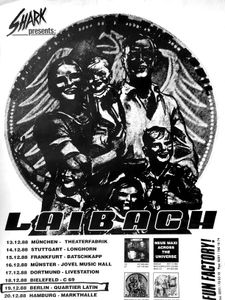 Laibach 1988 Germany Tour