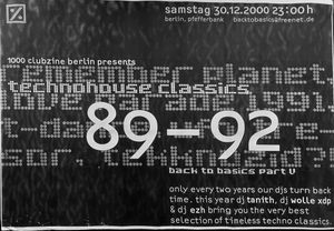 Back To Basics Part V - 30.12.2000 Pfefferbank (Berlin)
