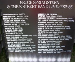 Bruce Springsteen - Live 1975-85