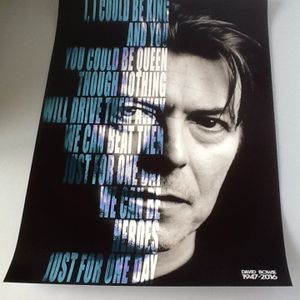 David Bowie - Heroes Lyrics 2016