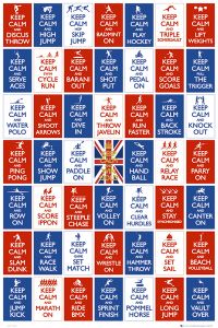 Keep Calm and Win Gold - London 2012 Olympics